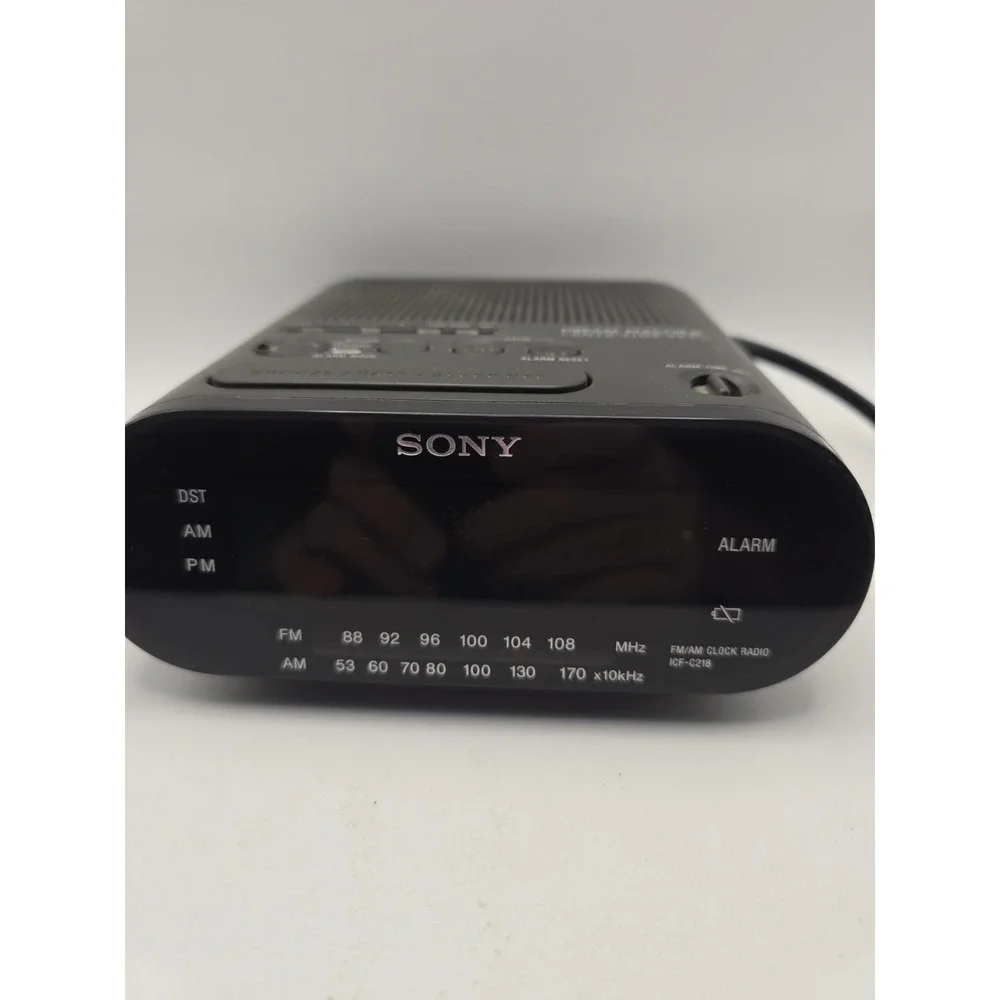 SONY DREAM MACHINE AM/FM AUTOMATIC SHUT OFF ICF-C218 ALARM CLOCK RADIO